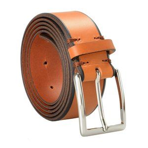 Cavalli Class Men's Brown 100% Leather Buckle Decorated Belt